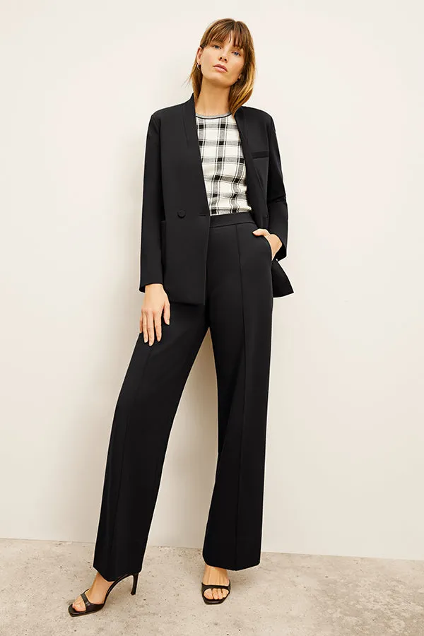 Janette Blazer - Light Ponte :: Black