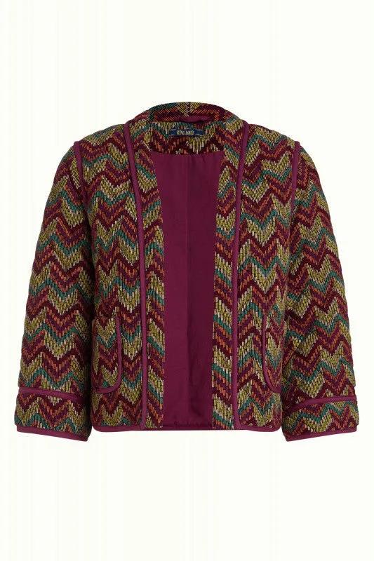 King Louie - Noor Jacket Farley - Cabernet Red