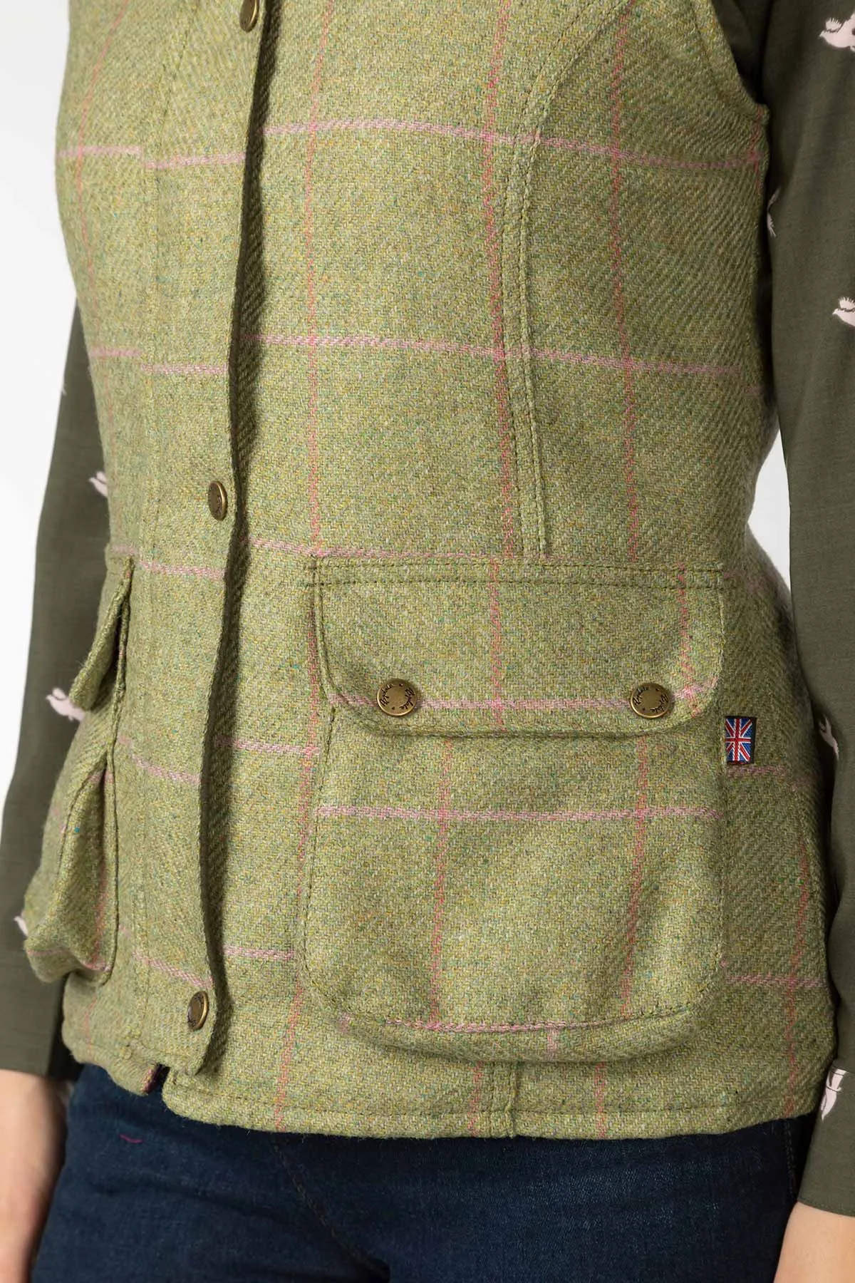 Ladies Tweed Waistcoat - Helmsley