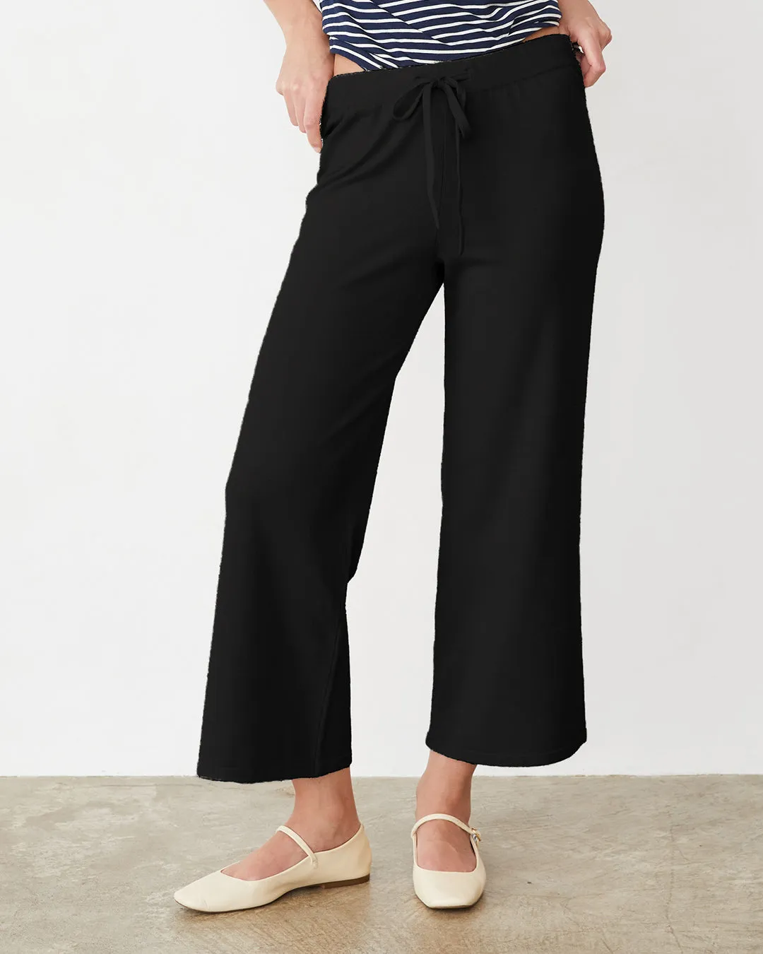 Light Soft Knit Crop Lounge Pant