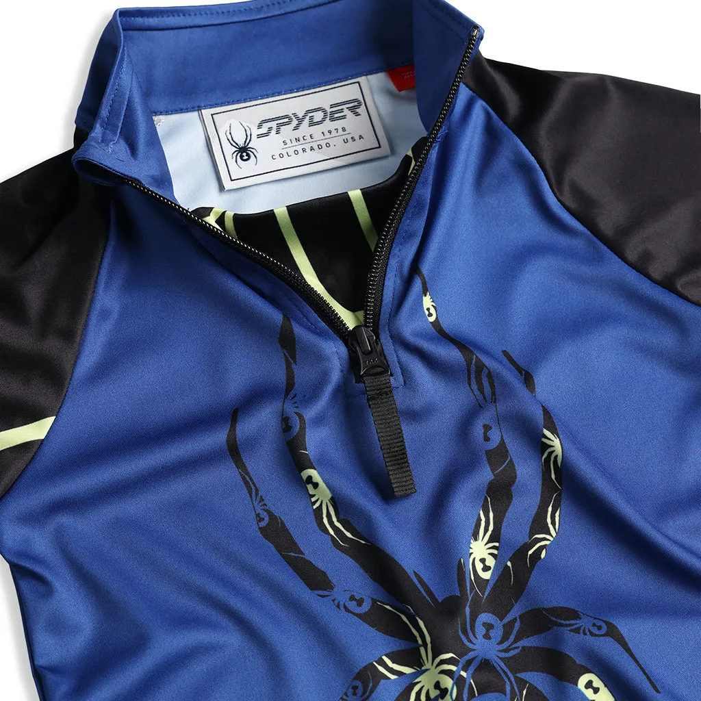 Little Boys Bug Half Zip - Electric Blue