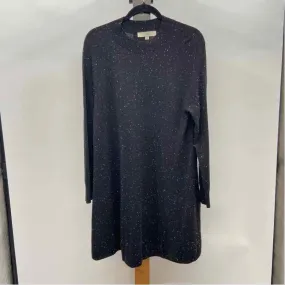 Loft Women's Size L Black Flecked Dress