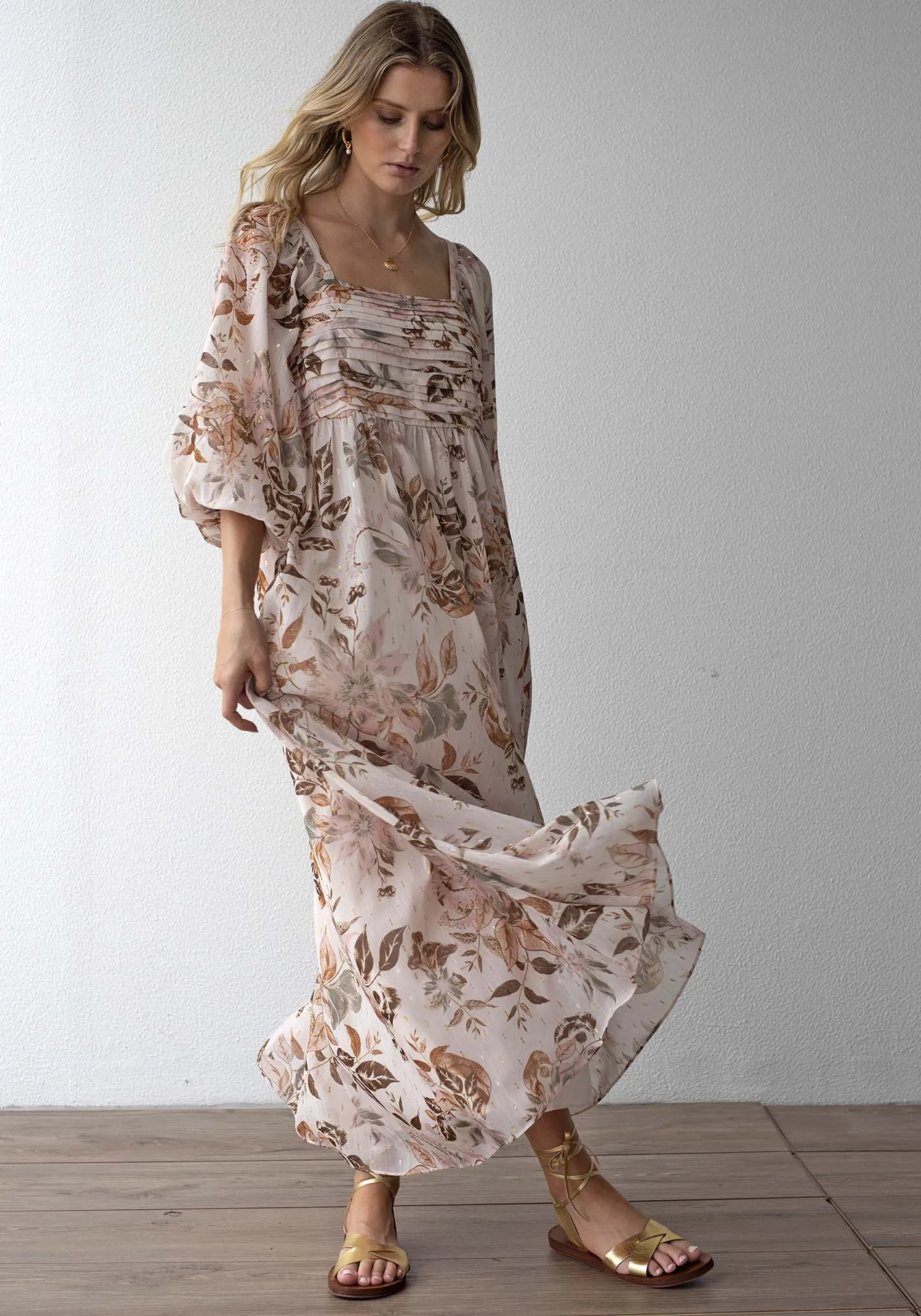 Mahalo Sleeve Maxi Dress