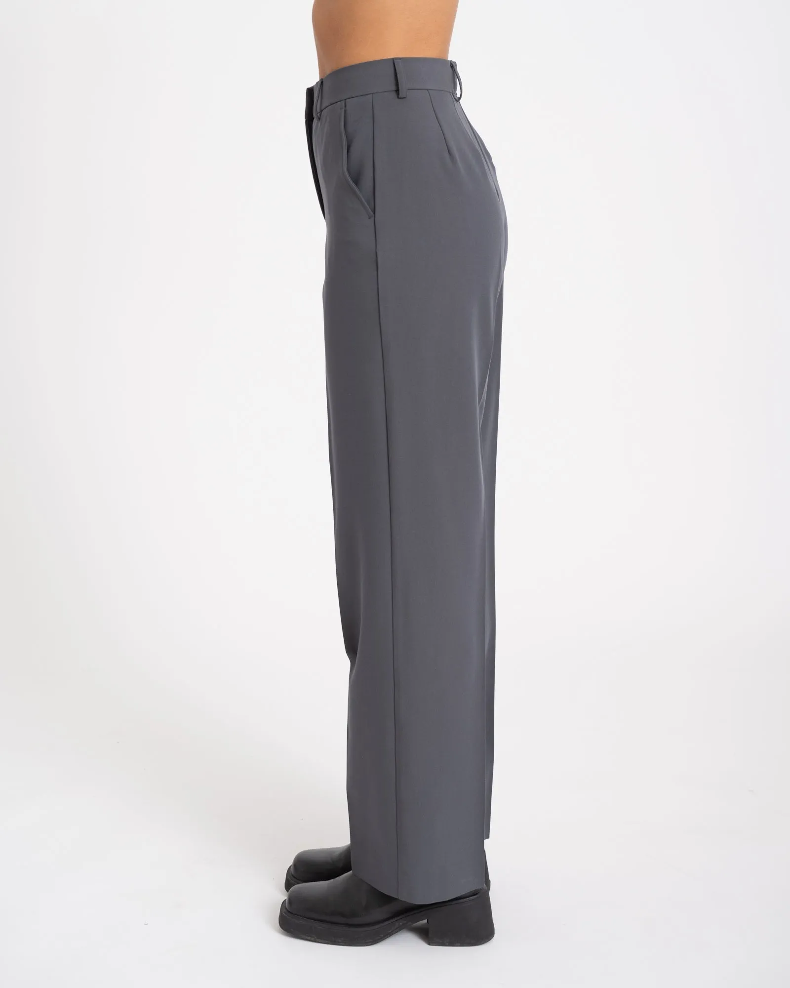 Mary Regular Pant Asphalt