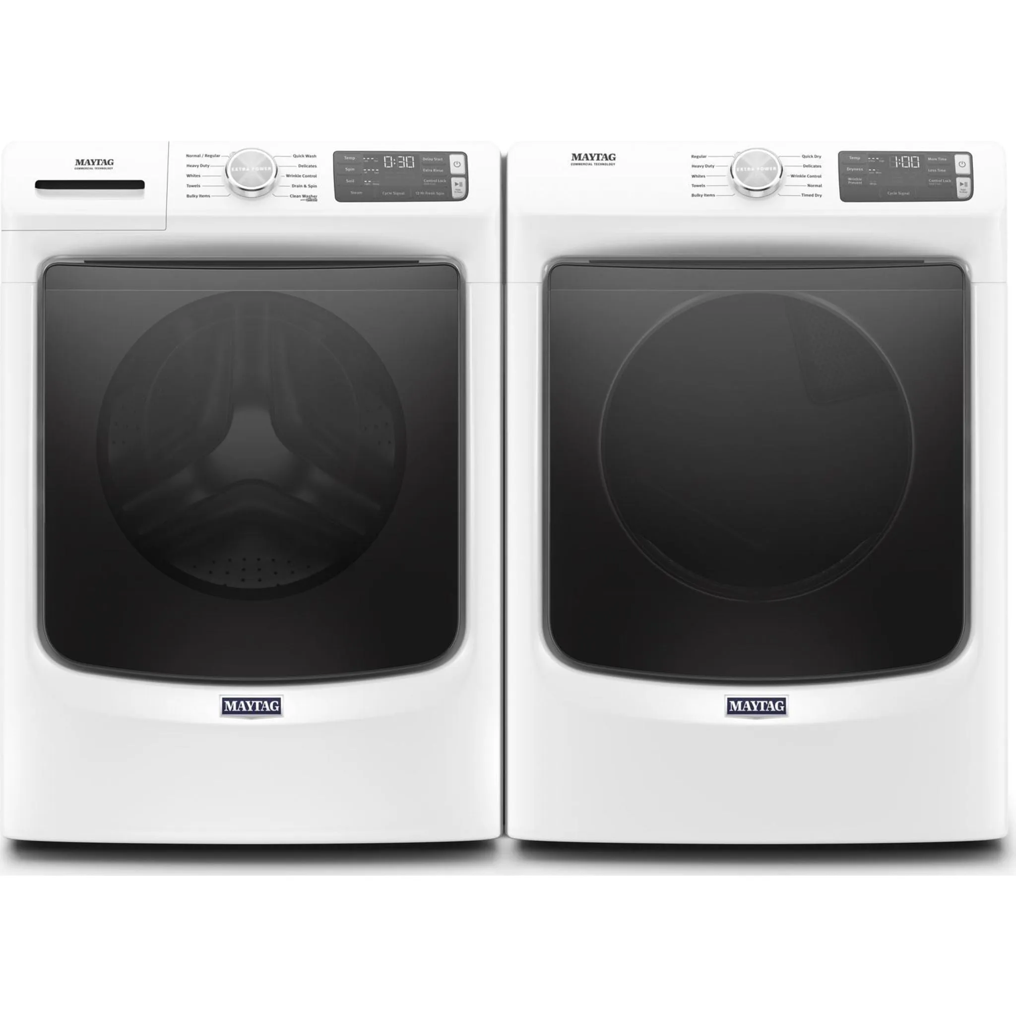 Maytag Front Load Gas Dryer with Extra Power and Quick Dry cycle - 7.3 cu. ft. (MGD5630HW)