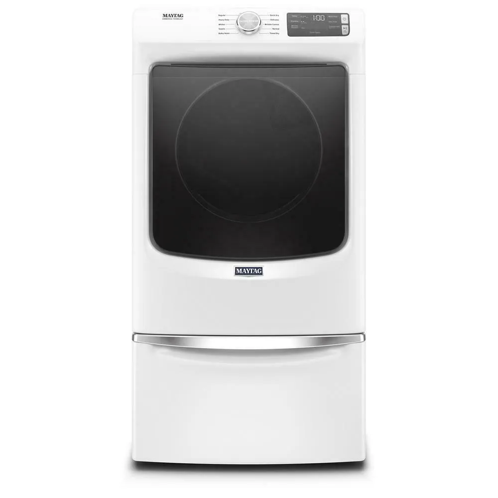 Maytag MED5630HW Front Load Electric Dryer with Extra Power and Quick Dry cycle - 7.3 cu. ft.