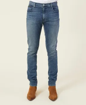 MICRO DOT SKINNY-FIT STRETCH JEANS