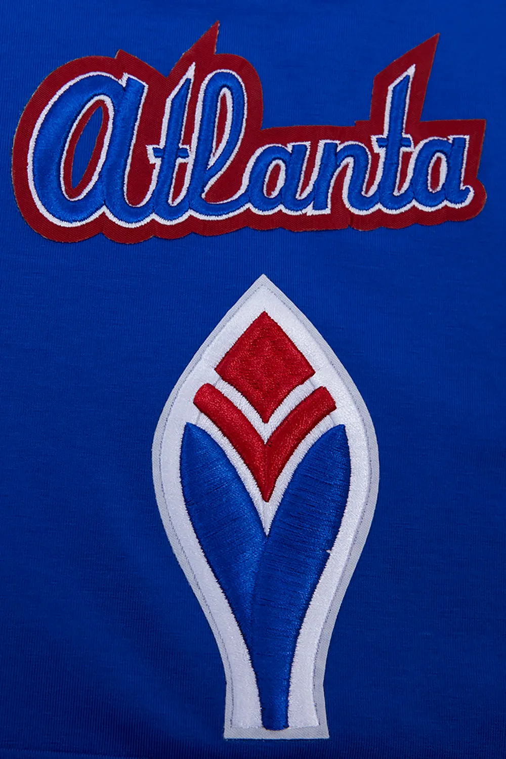 MLB ATLANTA BRAVES RETRO CLASSIC MEN'S STRIPED TOP (ROYAL BLUE/RED)