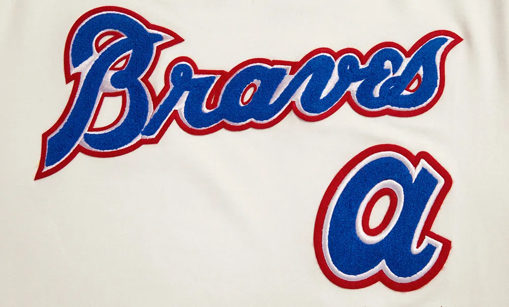 MLB ATLANTA BRAVES RETRO CLASSIC MEN'S TOP (EGGSHELL/ RED)