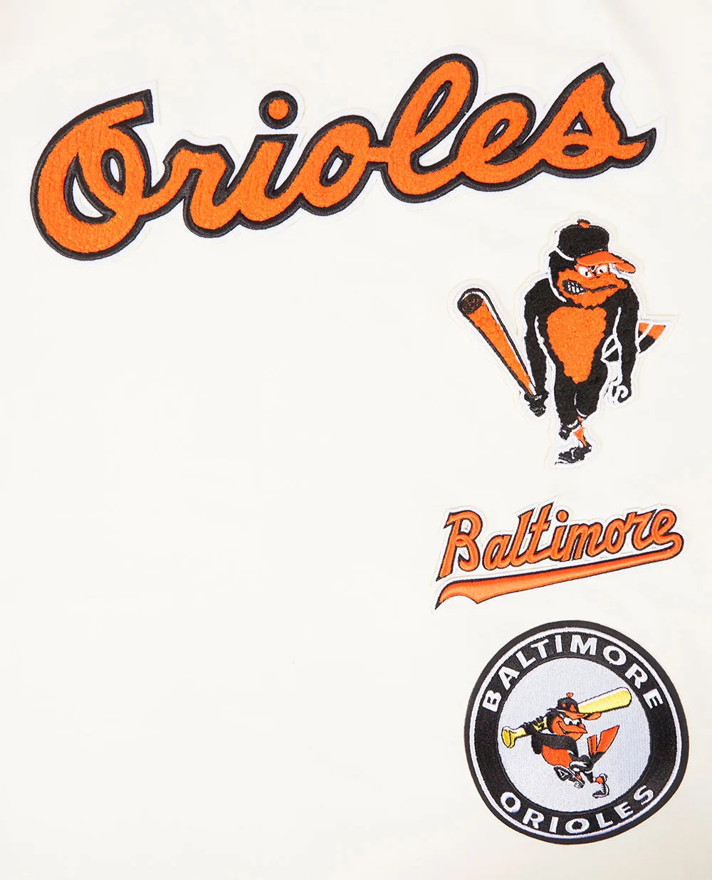 MLB BALTIMORE ORIOLES RETRO CLASSIC MEN'S TOP (EGGSHELL/ BLACK)