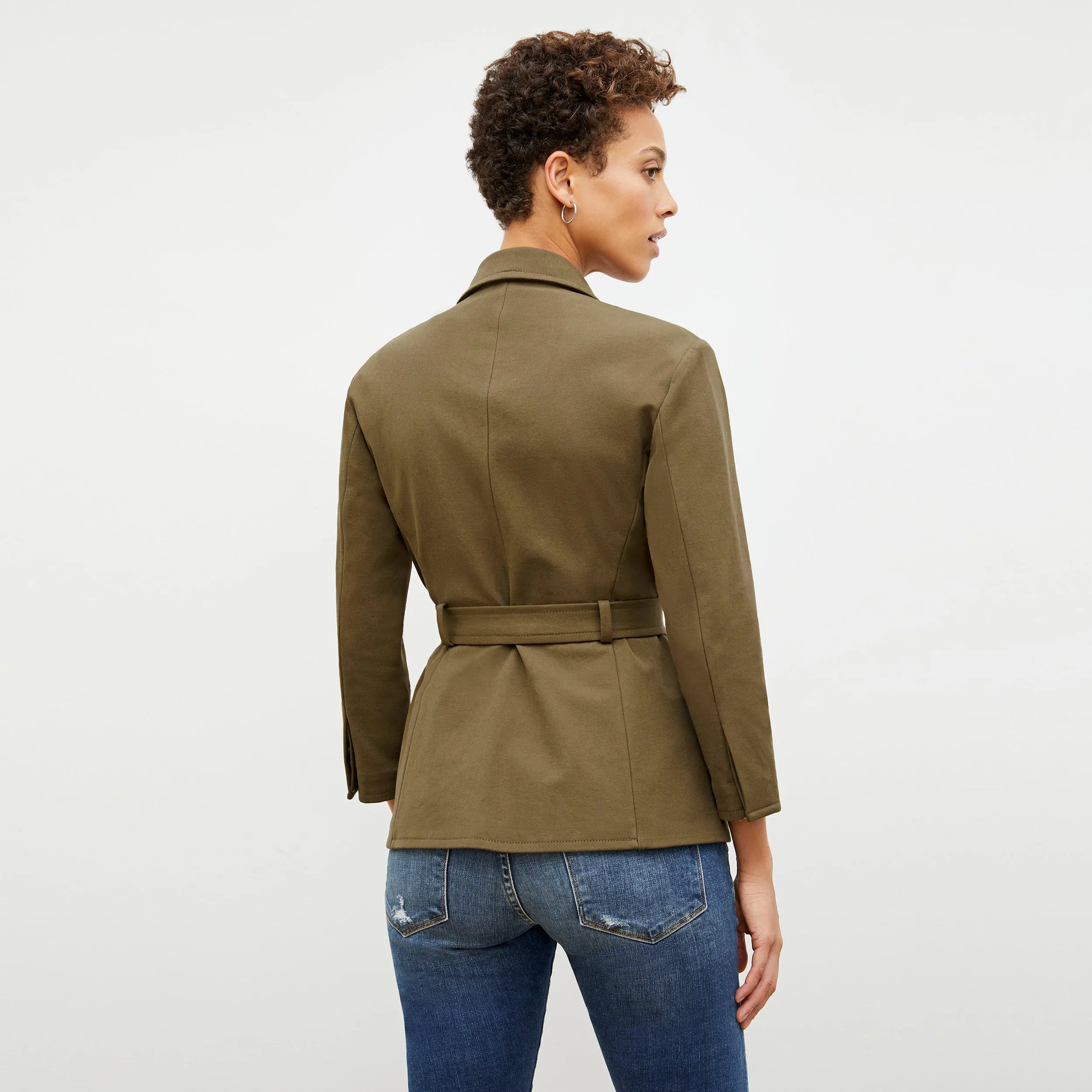 M.M. LAFLEUR - Emalis Jacket - Eco Better Than Denim :: Oregano