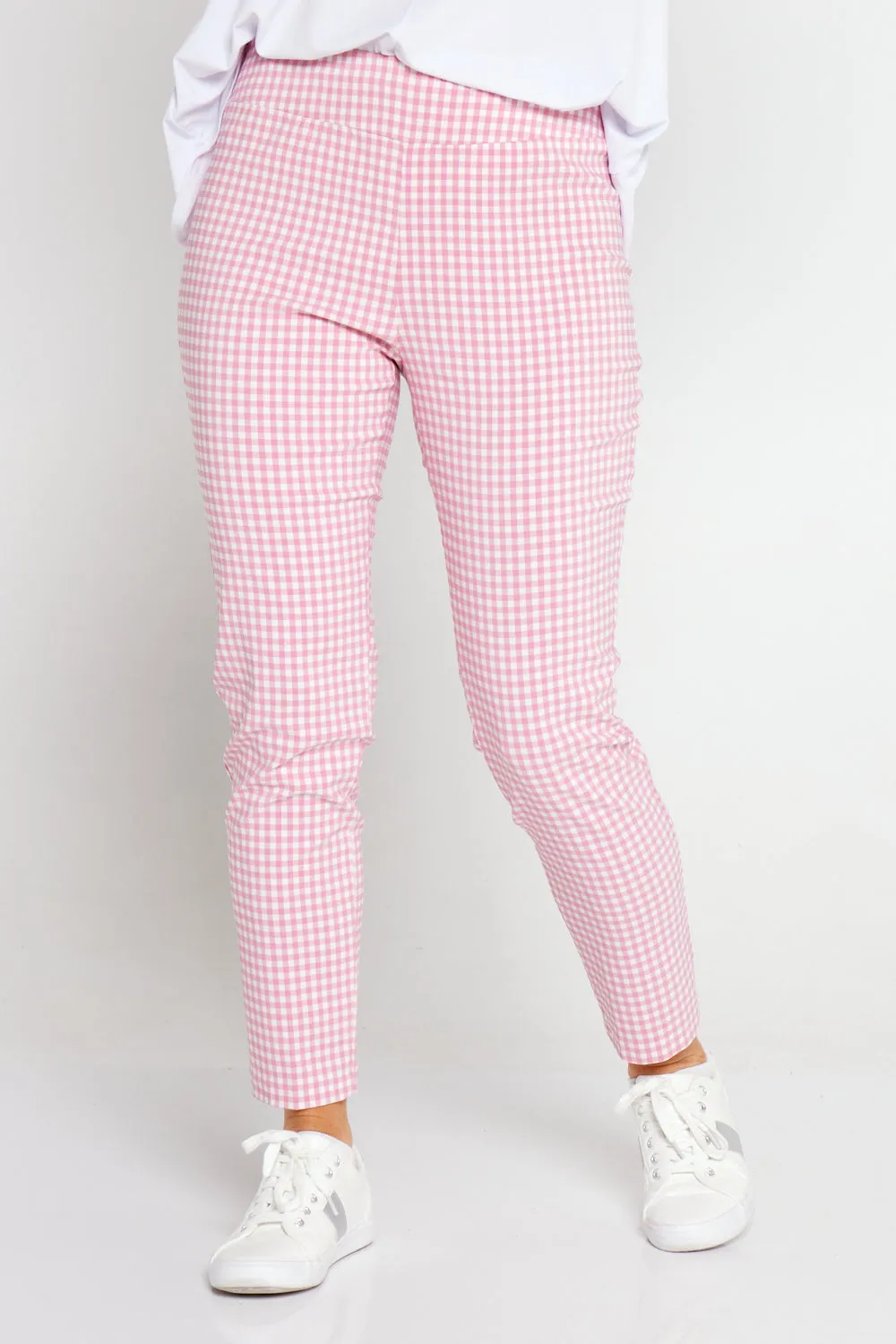 Moira Pants - Pink Gingham