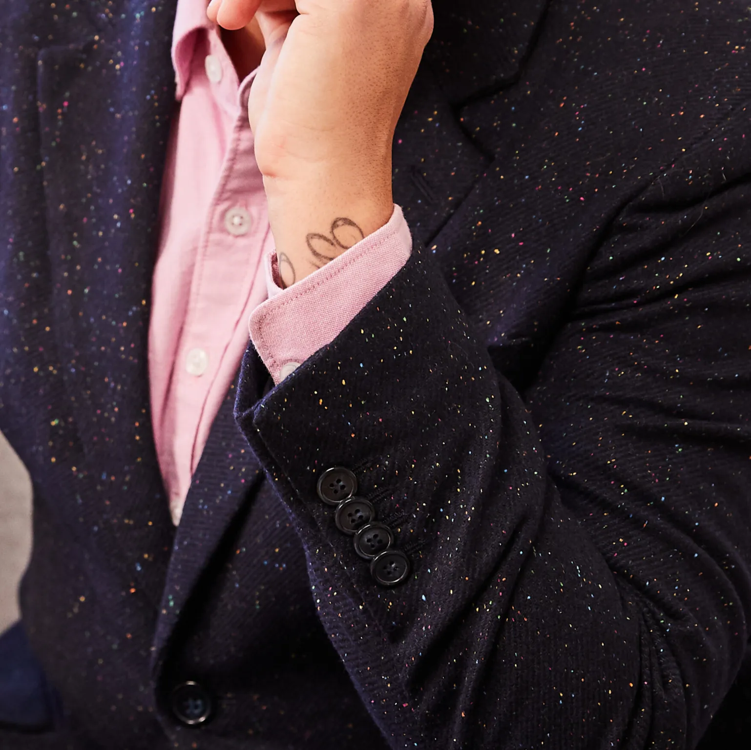 Navy Stardust Blazer