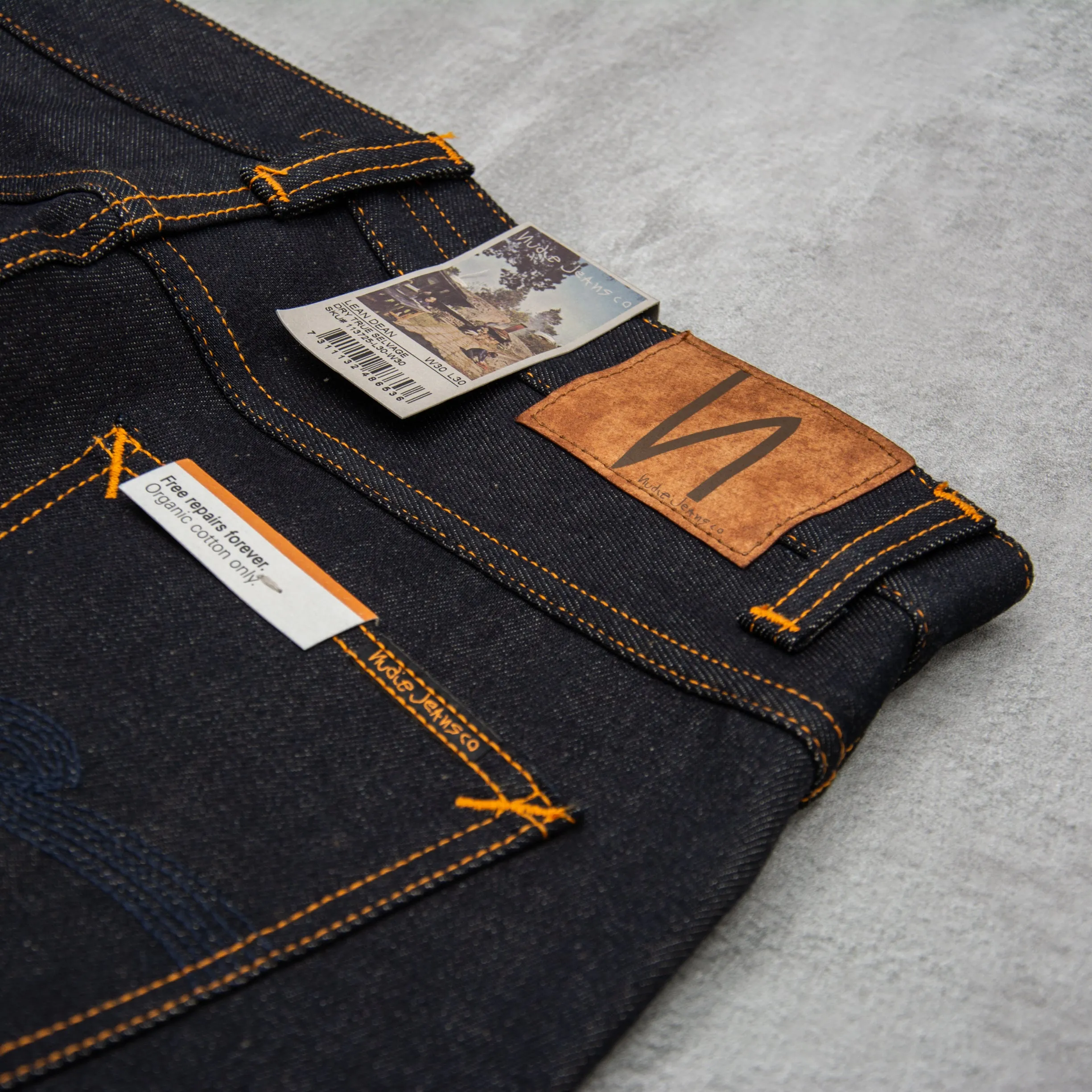 Nudie Lean Dean Dry True Selvage - Indigo