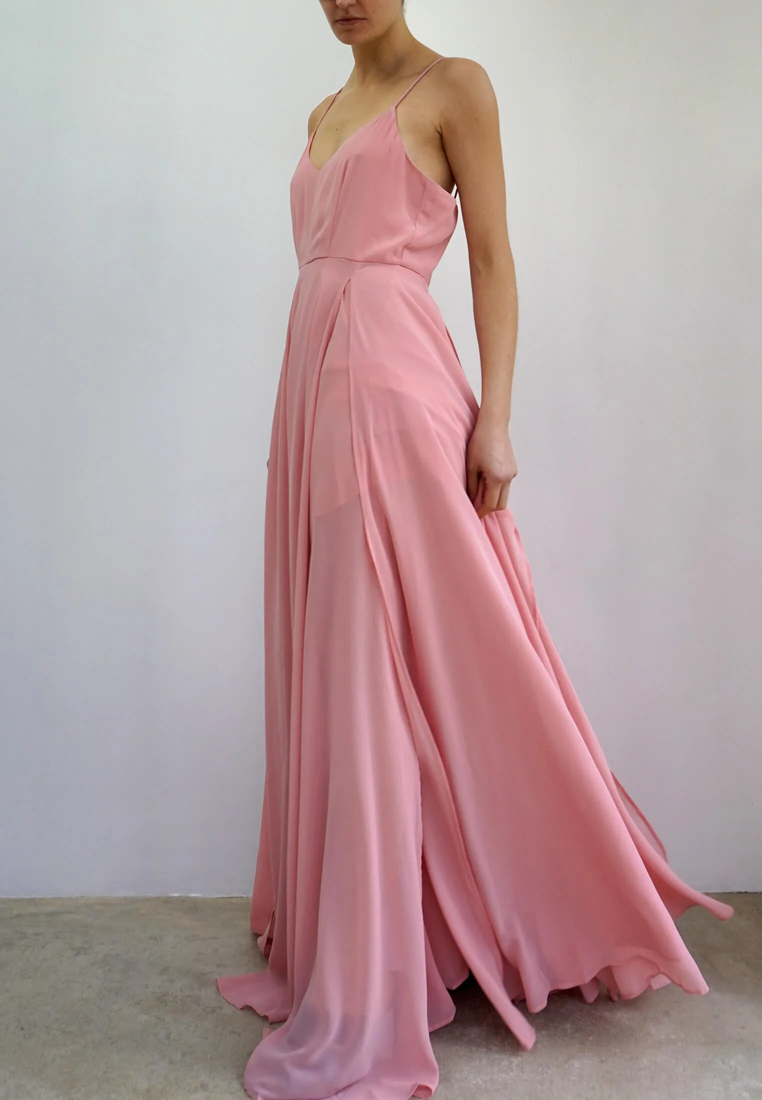 OLSEN MAXI DRESS ROSE