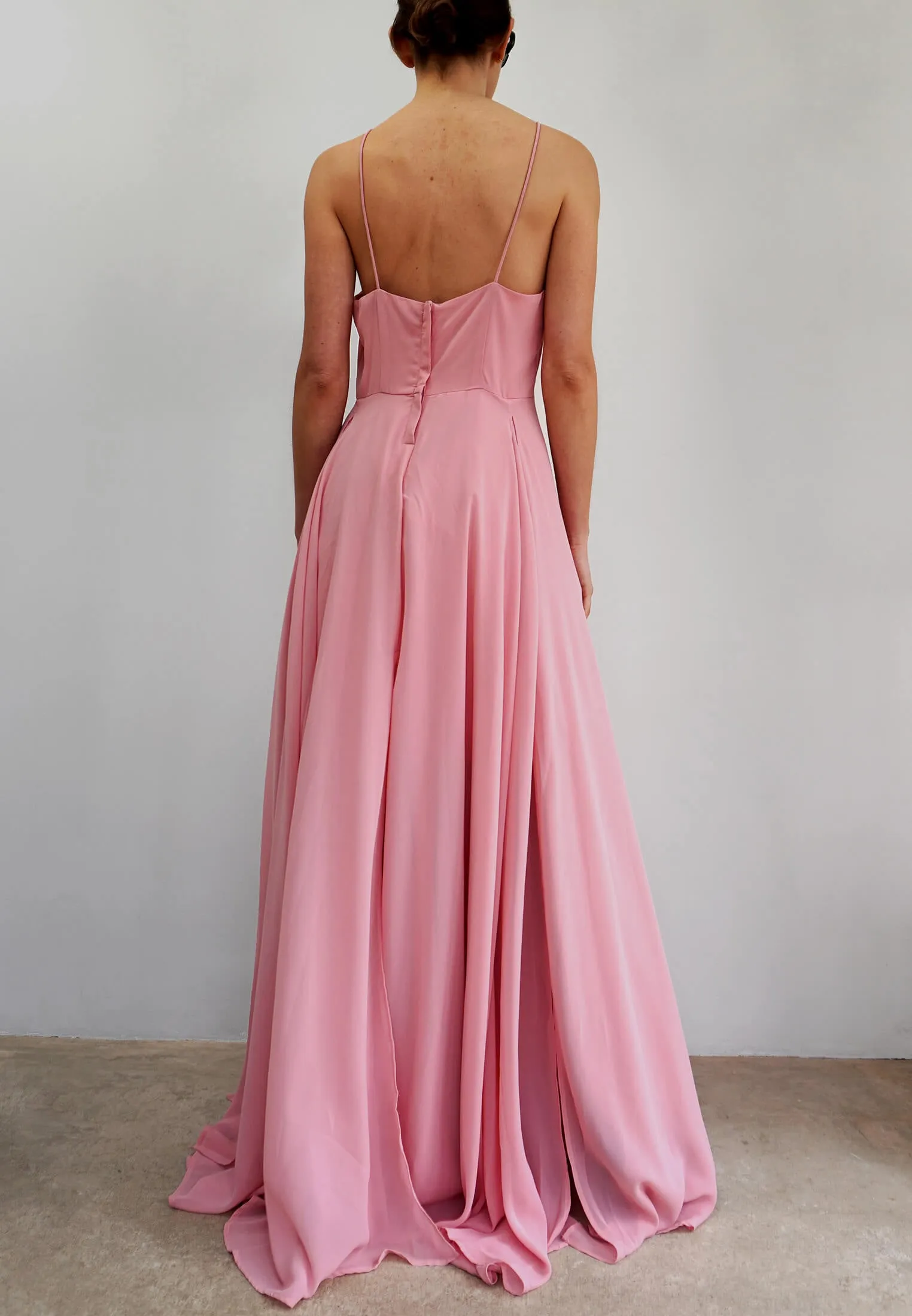 OLSEN MAXI DRESS ROSE