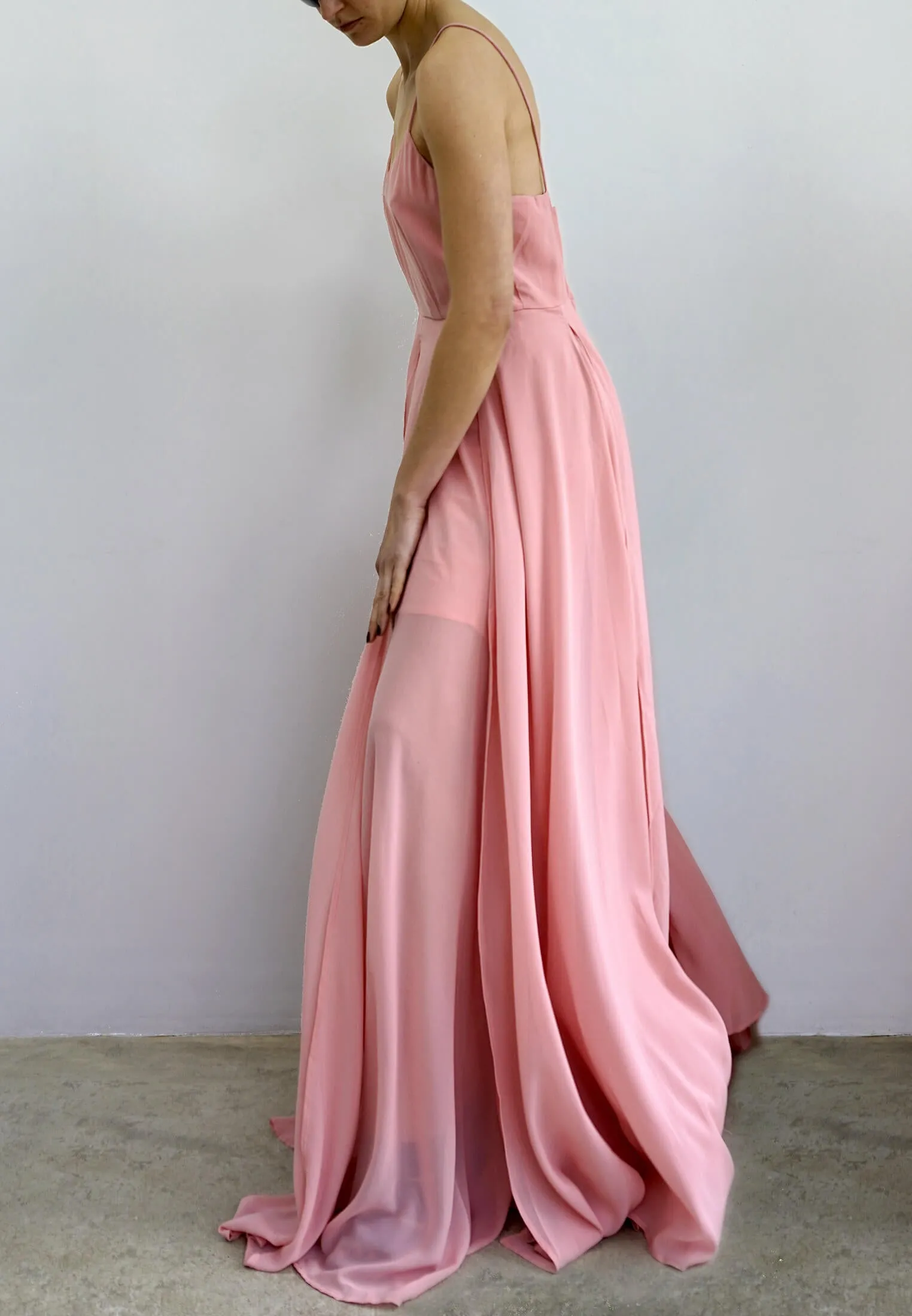 OLSEN MAXI DRESS ROSE