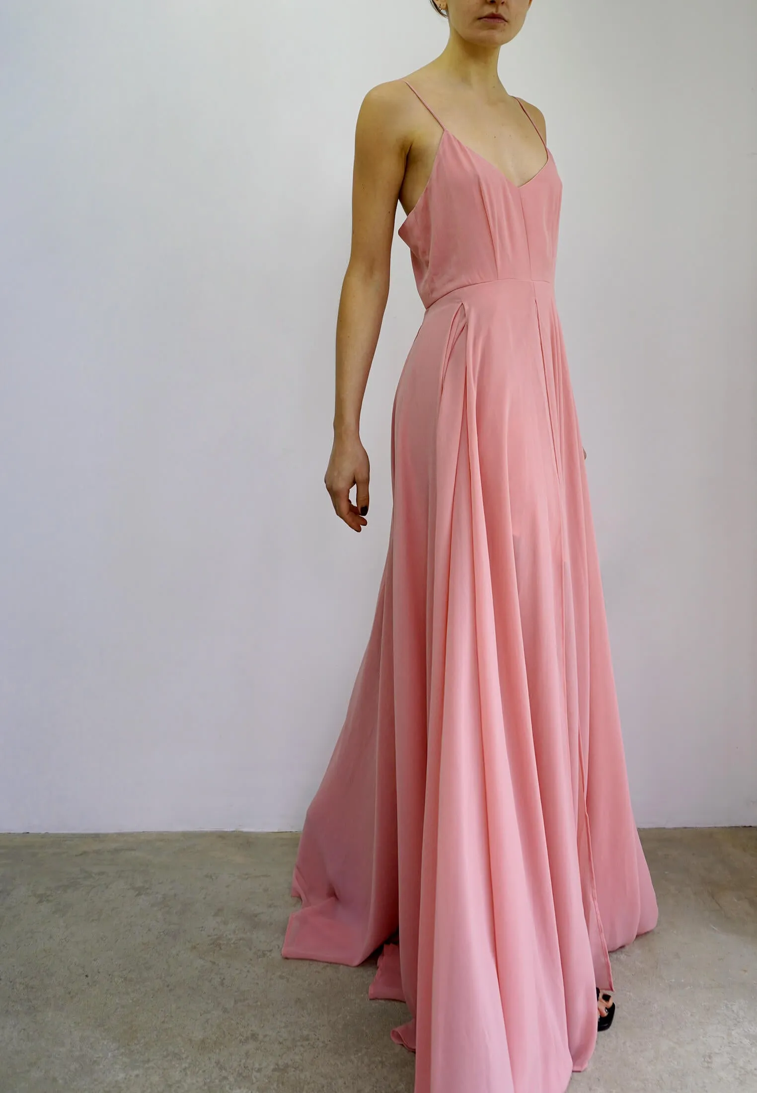 OLSEN MAXI DRESS ROSE