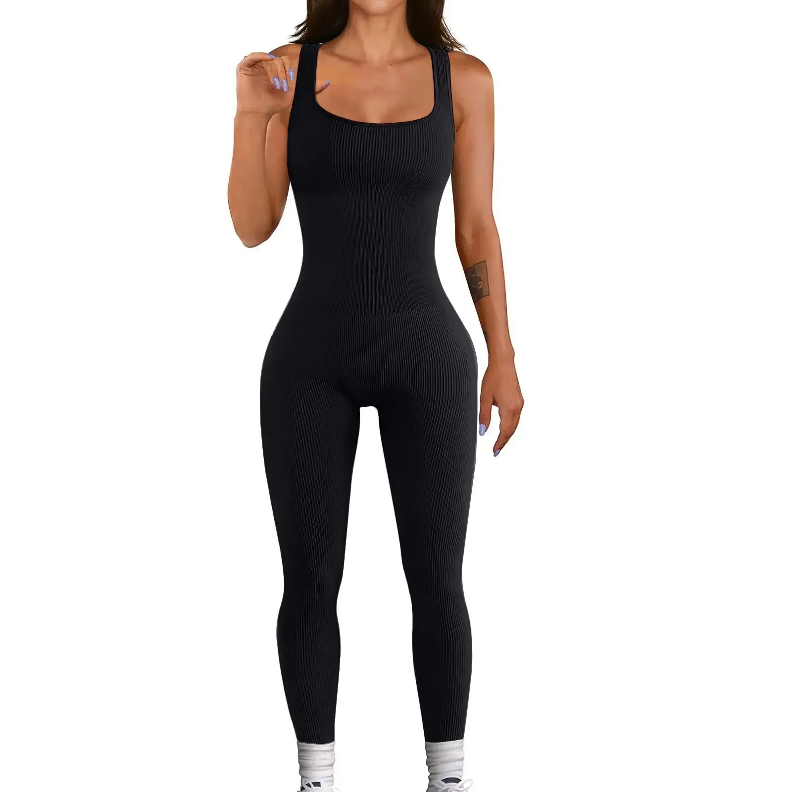 One PC. Push Up Fitness High Waist  Workout Bodysuit