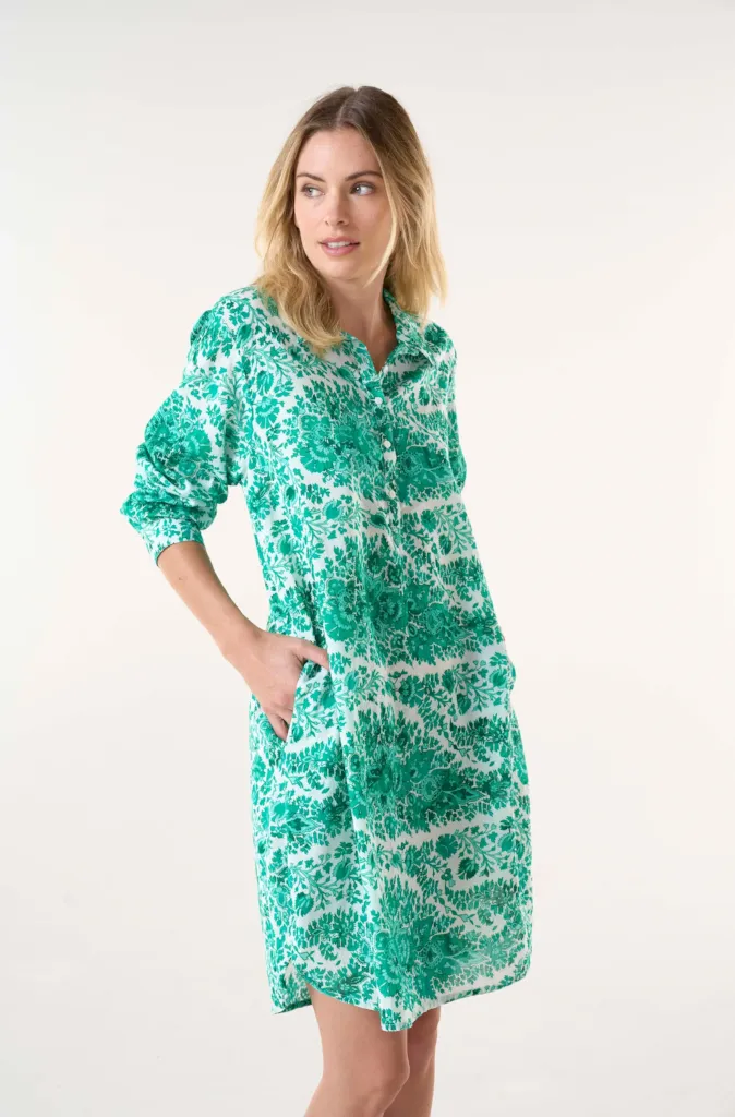 One Season Middy Gilli Dress in St Tropez Emerald