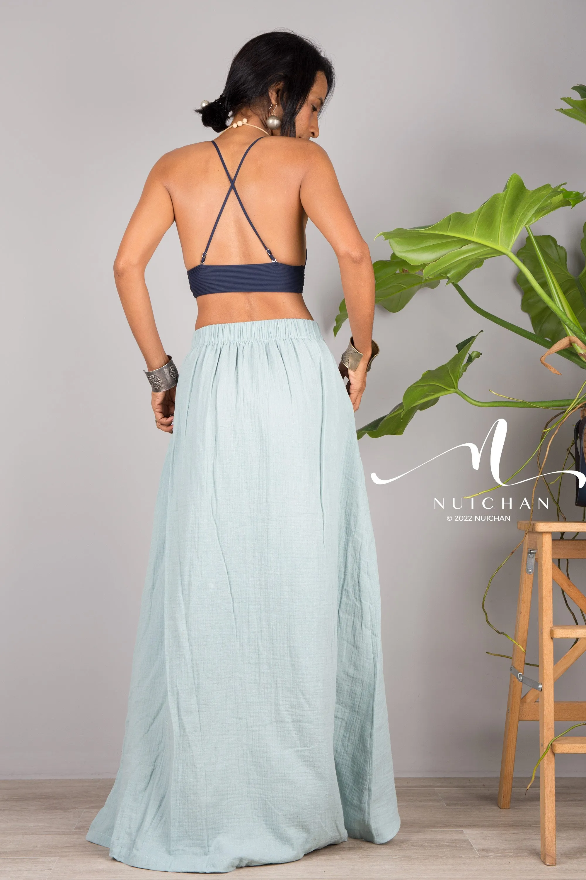 Organic Cotton wrap skirt