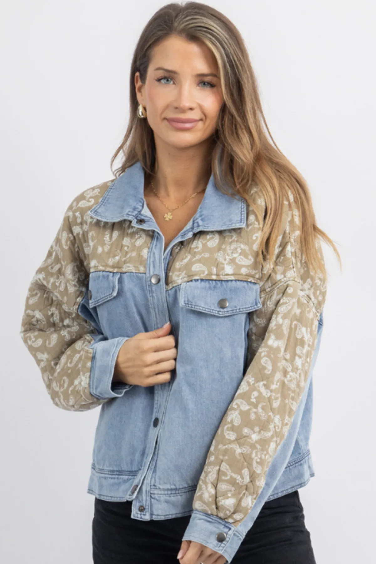 PAISLEY PLEASE DENIM JACKET