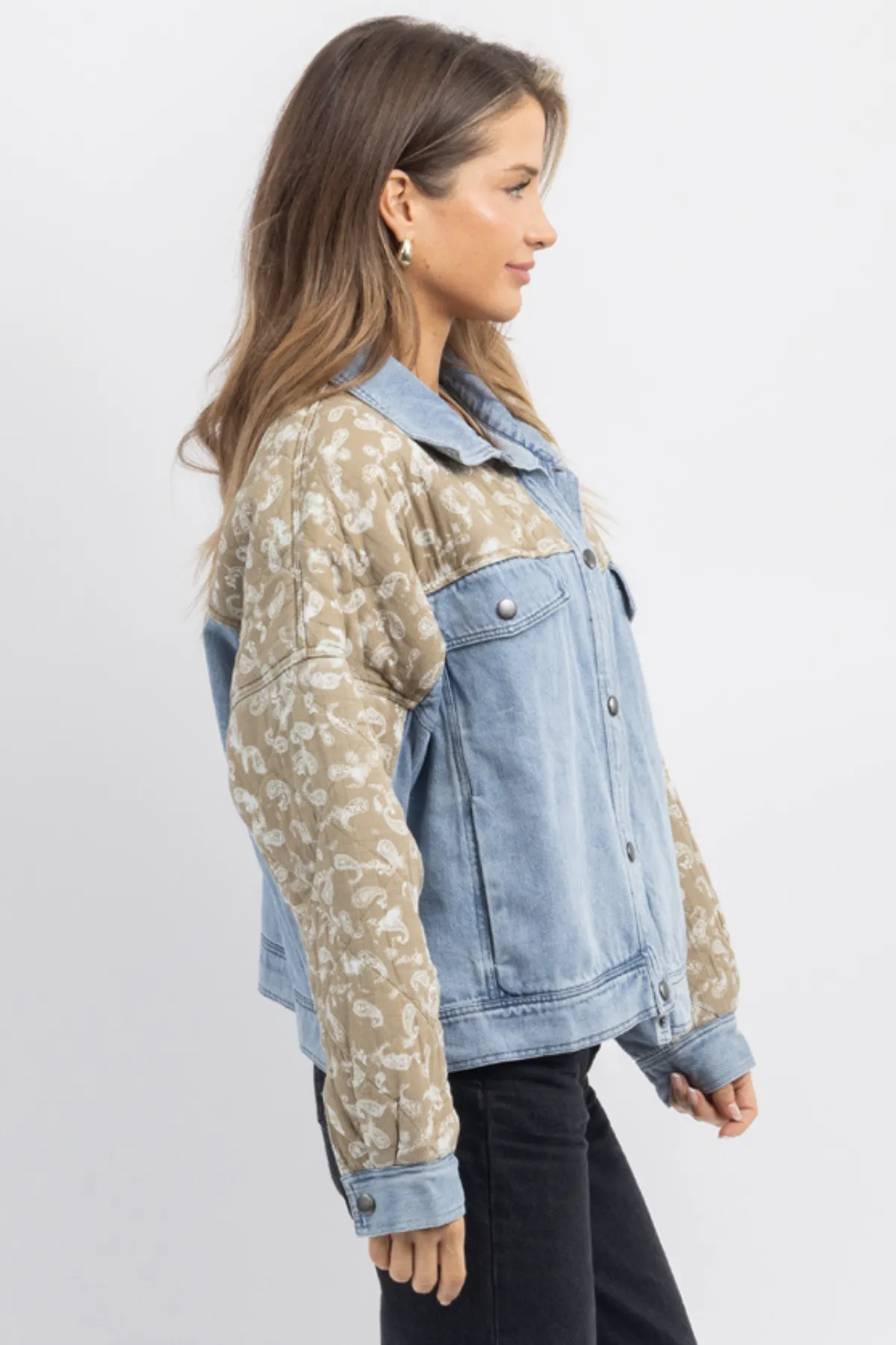 PAISLEY PLEASE DENIM JACKET