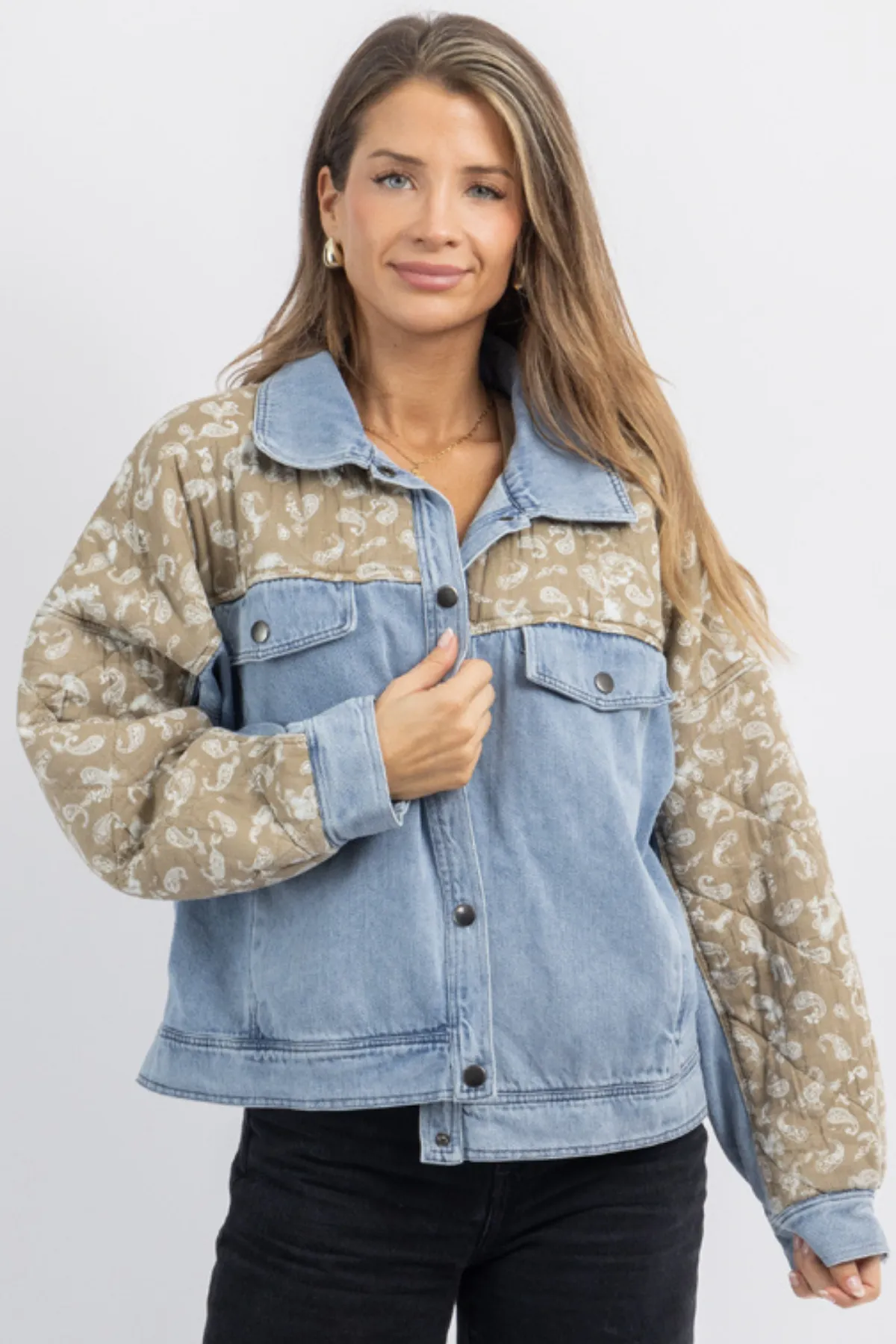 PAISLEY PLEASE DENIM JACKET