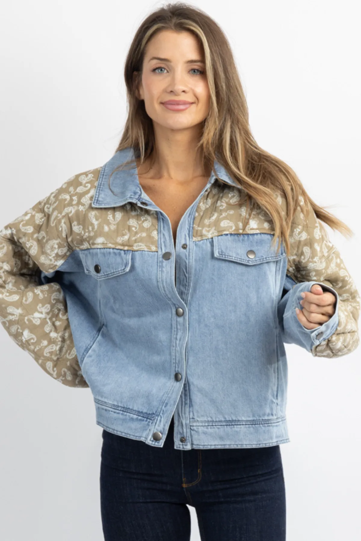 PAISLEY PLEASE DENIM JACKET