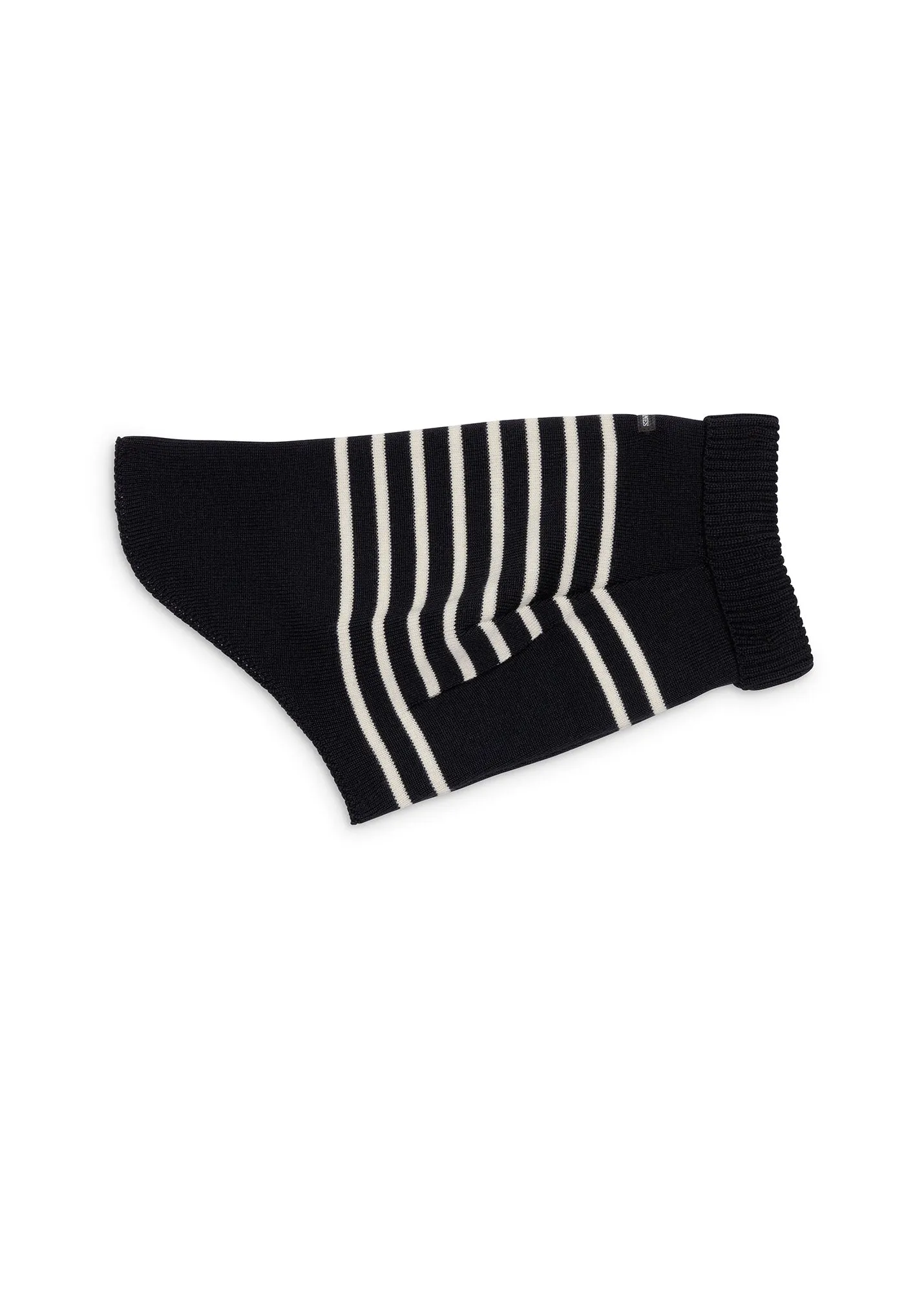 PARISIAN PUP SWEATER - Authentic Breton Striped Sweater for Dogs | Wool Blend (NAVY / IVORY)