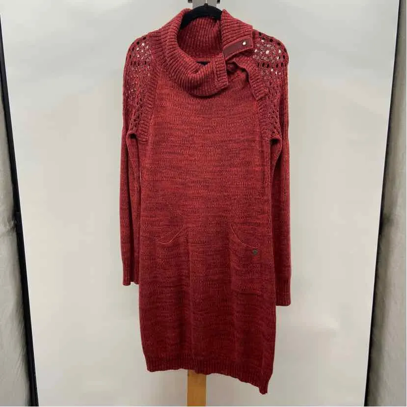 Prana Women's Size L Brick Heathered Dress