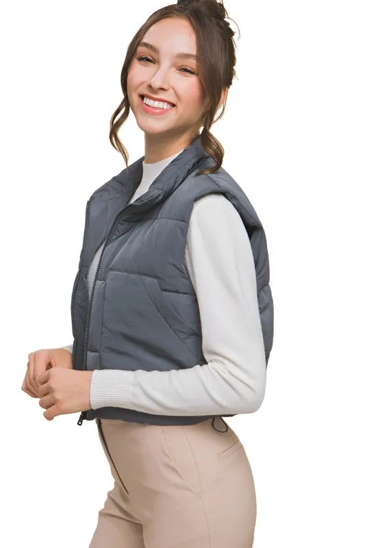 Puffer Vest With Pockets