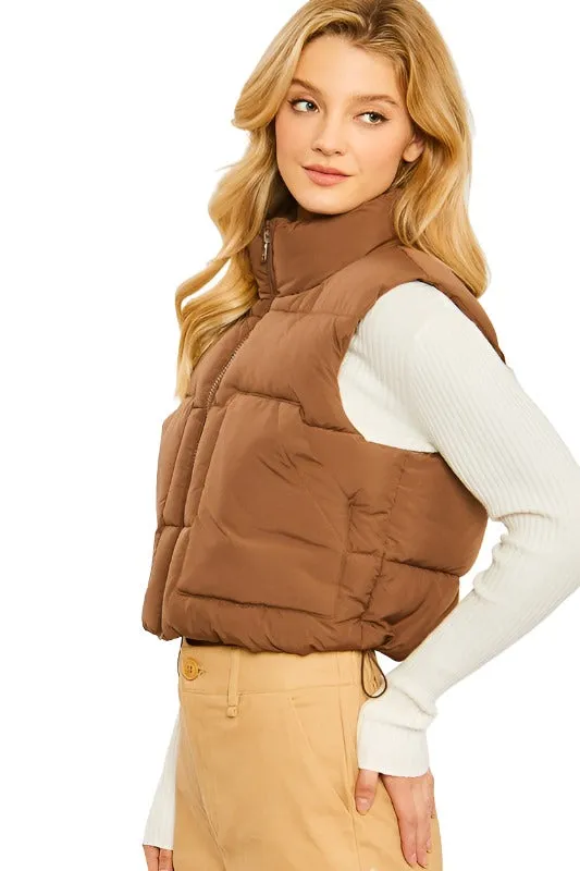 Puffer Vest With Pockets