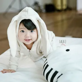 Rabbit Hood Jumpsuit (Ivory)