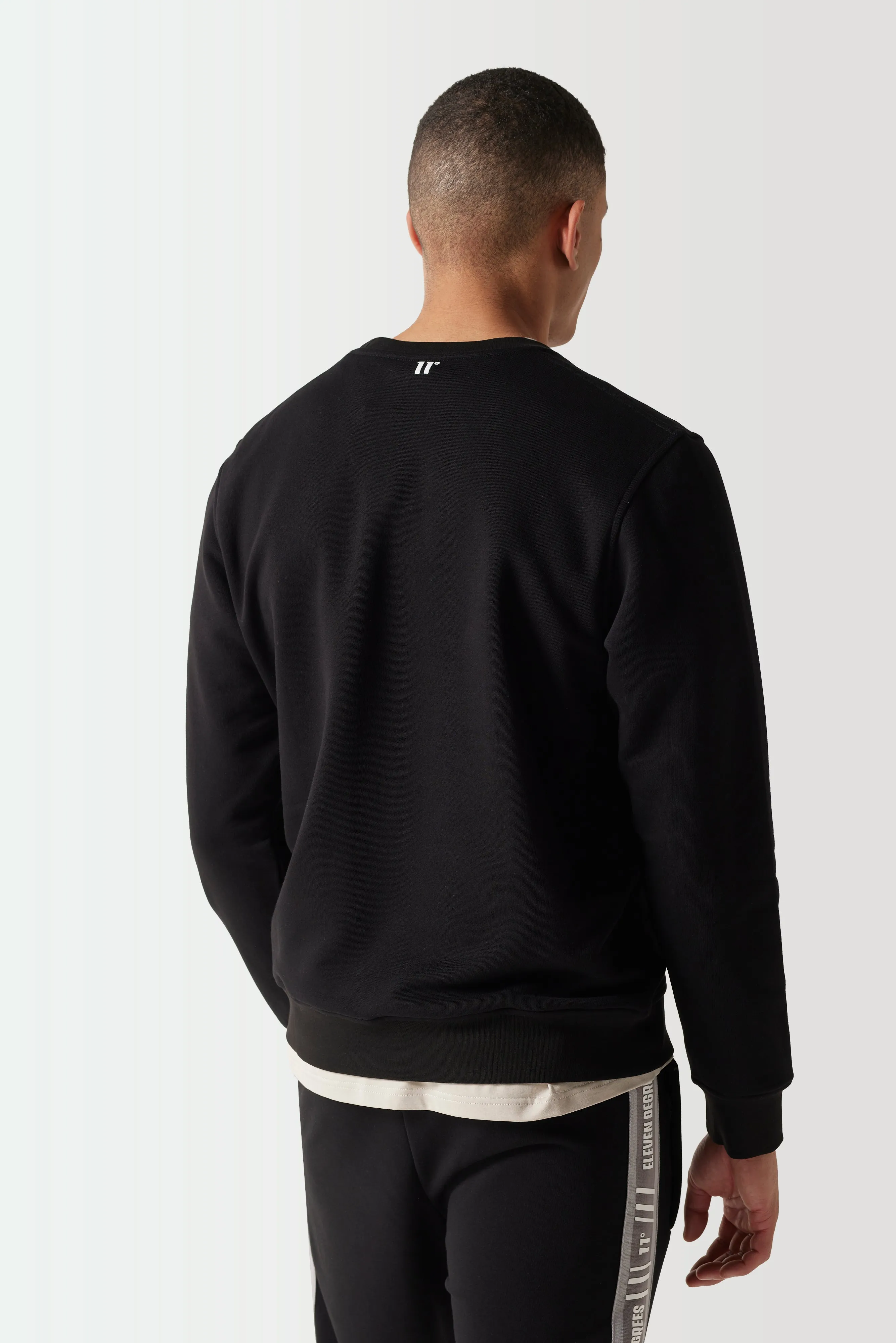 Retro Taped Sweatshirt - Black