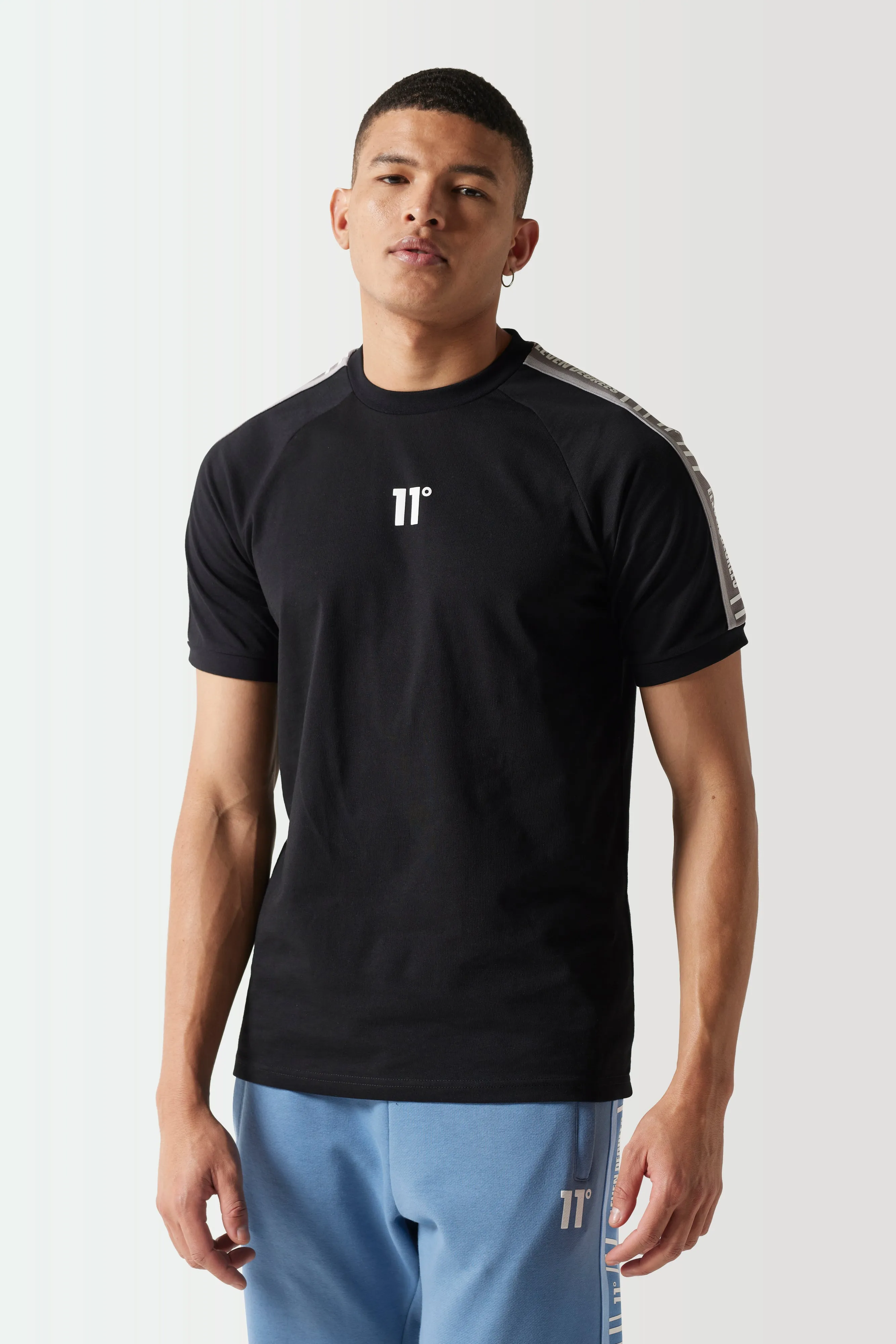 Retro Taped T-Shirt - Black