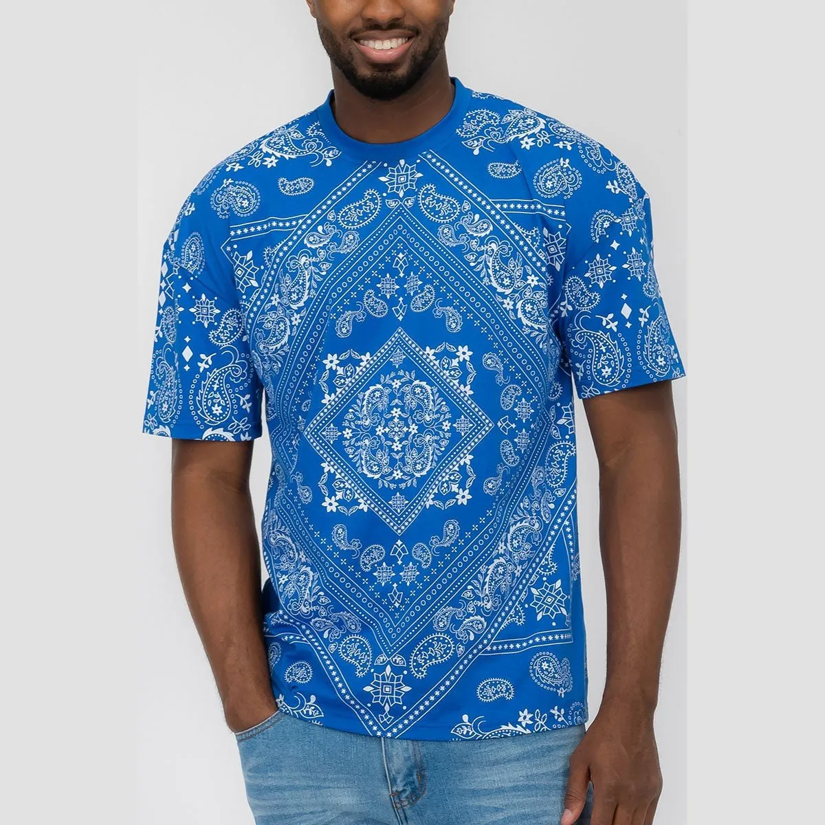 Royal Blue Bandana Tee