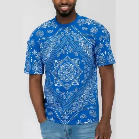 Royal Blue Bandana Tee