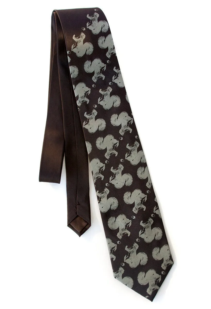 Secret Squirrel Silk Necktie