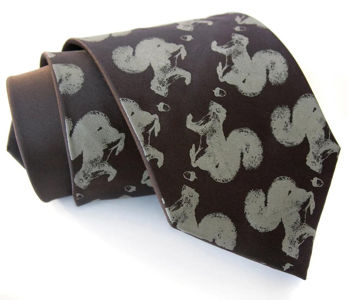 Secret Squirrel Silk Necktie