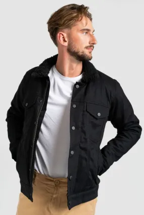 SHERPA JACKET BLACK SELVEDGE