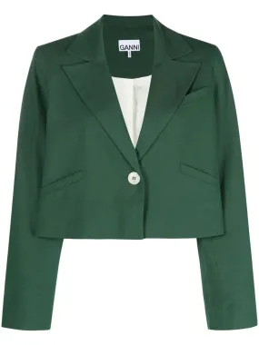 SINGLE-BREASTED CROPPED BLAZER