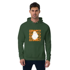 Spooky Halloween Graphic Men Eco Raglan Hoodie