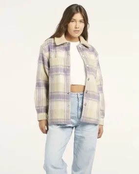 Strokes Plaid Coat