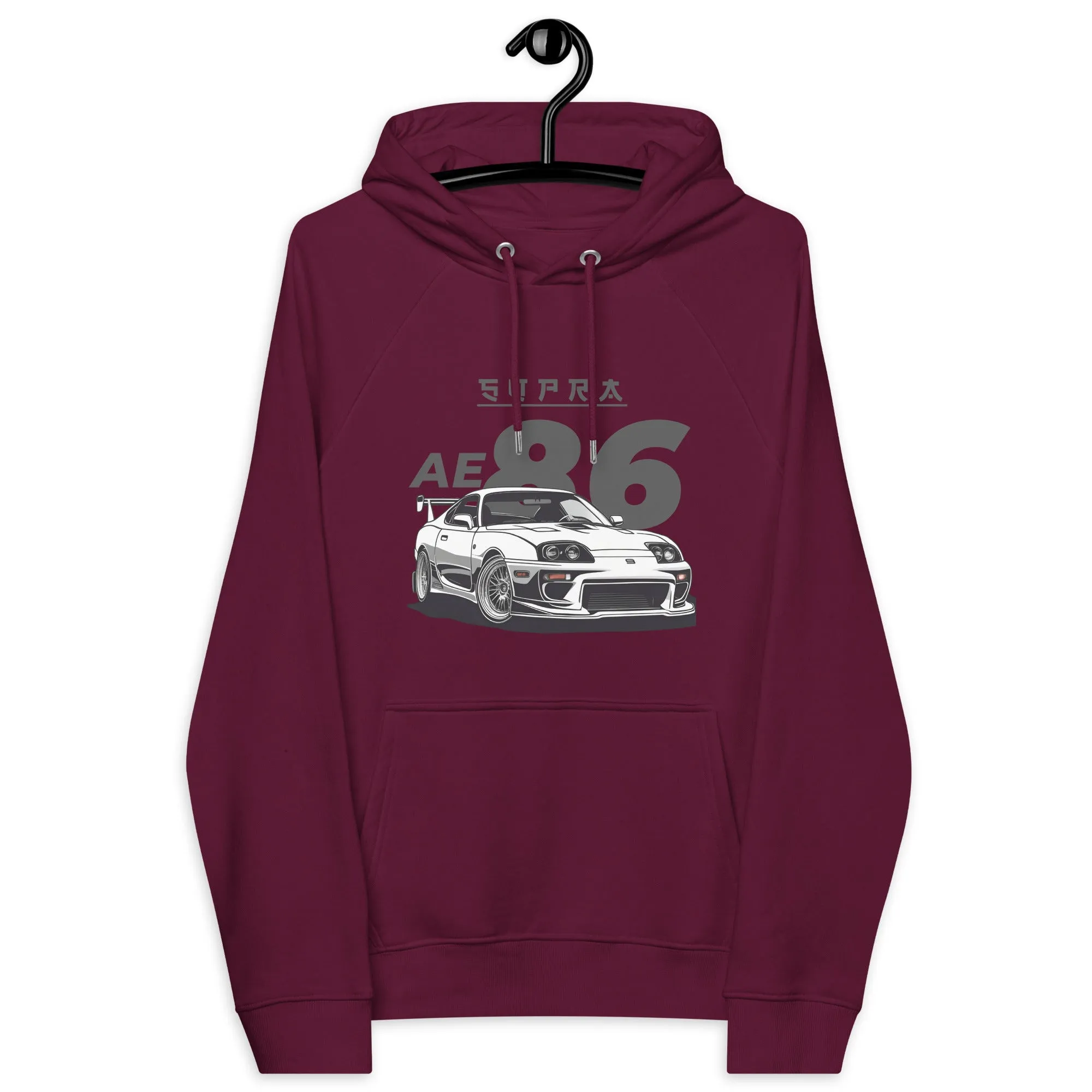 Supraa AE 86 Vintage Graphic Women Eco Raglan Hoodie