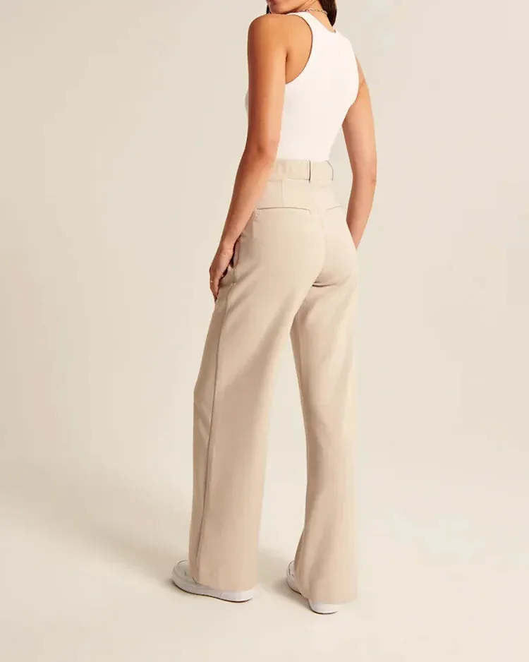 The Effortless Tailored Wide Leg Pants