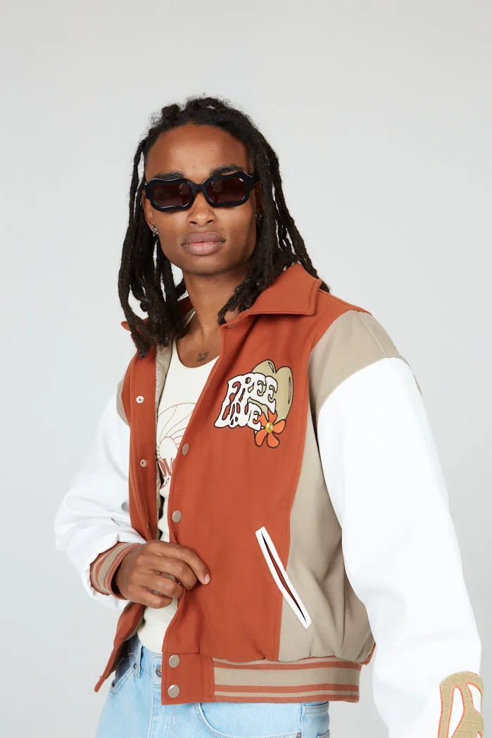 The Free Love Varsity Jacket