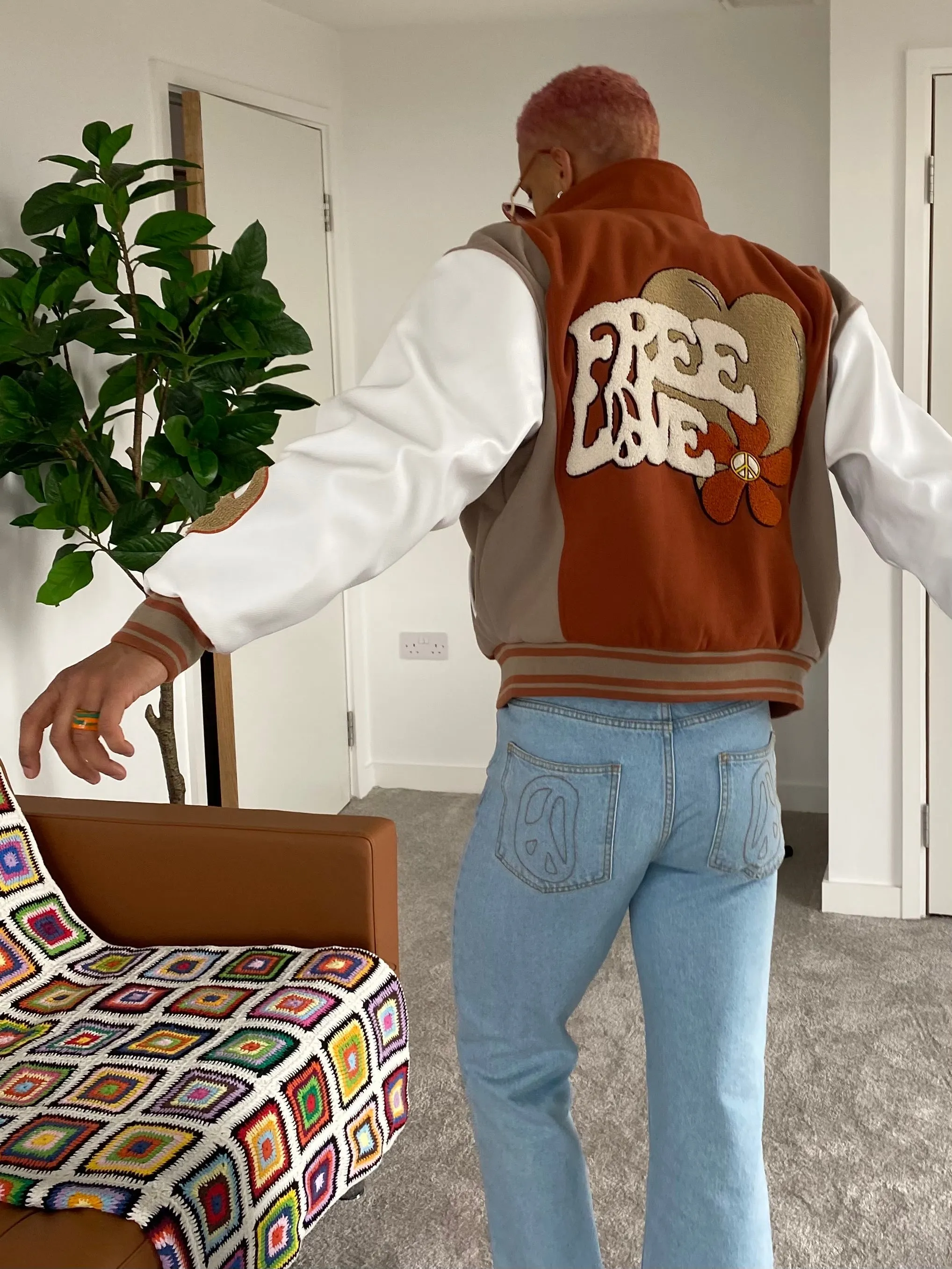 The Free Love Varsity Jacket