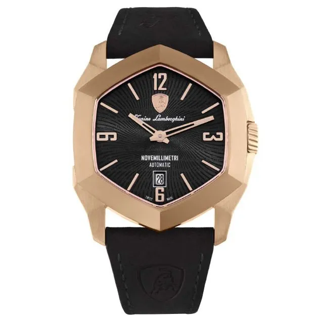 Tonino Lamborghini Men's Automatic Watch NOVEMILLIMETRI Rose Gold TLF-T08-4