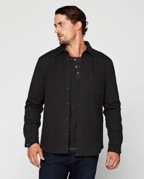 Trip Quilted Knit Shirt Jacket